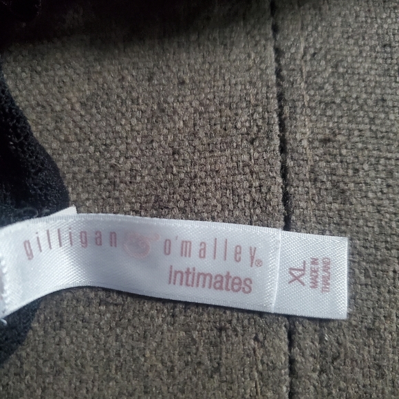 (2) Gillian & O'Malley Thong Panty Black XL - Picture 3 of 3